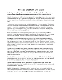 Fireside Chat with Erin Meyer