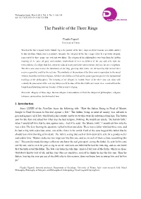 The Parable of the Three Rings