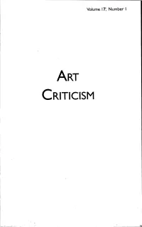 Art C.Rit1c1sm