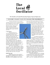 August 2021 Local Oscillator