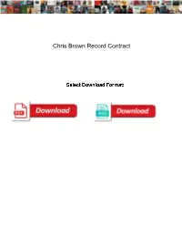 Chris Brown Record Contract