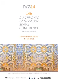 Diachronic Generative Syntax Conference