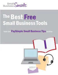 From the Paysimple Small Business Tips Archive
