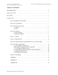 Jimmy and Jeannie Cheatham Collection Finding Aid (PDF)