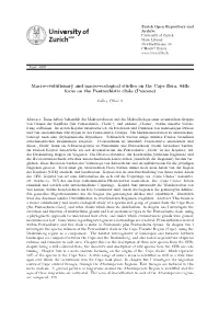 Macro-Evolutionary and Macro-Ecological Studies on the Cape Flora, with Focus on the Pentaschistis Clade (Poaceae)