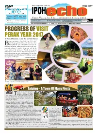 Progress Ofvisit Perak Year 2017