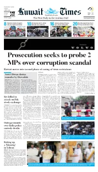 Prosecution Seeks to Probe 2 Mps Over Corruption Scandal