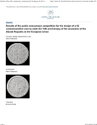 Results of the Public Anonymous Competition for the Design of a Â‡¬2