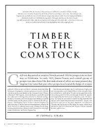 Timber for the Comstock
