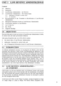 UNIT 2 LAND REVENCTE ADMINISTRATION-It
