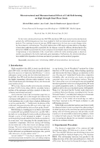 1. Introduction 2. Experimental Procedure Microstructural And