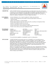 Citgo Citgard ® 5 0 0 Multi