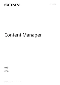Content Manager