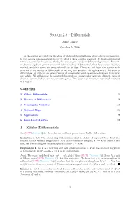 Differentials