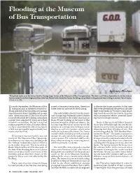 Flooding at the Museum of Bus Transportation