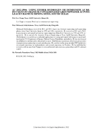Using Either Hydrogen Or Dithionite As Reductant in Uranium
