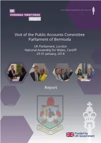 Visit of the Public Accounts Committee Parliament of Bermuda Report