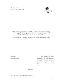 What Are You If Not Beat? – an Individual, Nothing