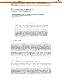 Bayesian Policy Selection Using Active Inference