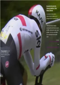Criterium Du Dauphine ‐ Prolog (Valence / Valence)