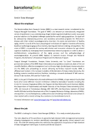 Senior Data Manager About the Employer About The