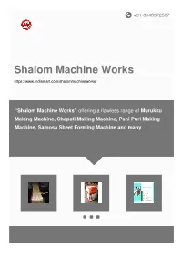 Shalom Machine Works