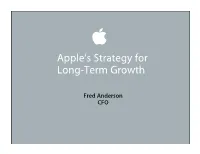 Apple's Strategy for Long-Term Growth