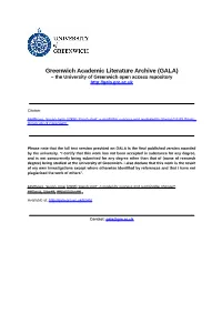 GALA) – the University of Greenwich Open Access Repository