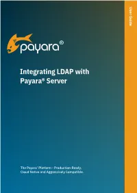 Integrating LDAP with Payara® Server