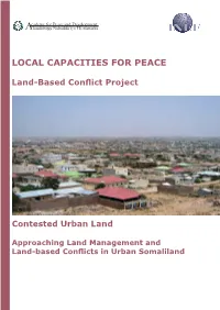 Local Capacities for Peace
