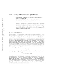 Non-Locality of Experimental Qutrit Pairs 2