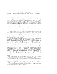 A New Approach to Incremental Cycle Detection and Related Problems
