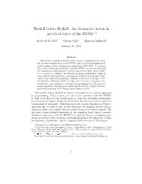 Haskell Before Haskell. an Alternative Lesson in Practical Logics of the ENIAC.∗