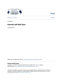 Interview with Nick Flynn