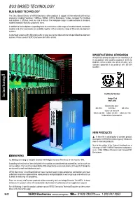 Bus Based Technology9 Listed Atthefootof Thepage