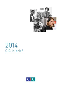 CIC in Brief 2 CIC in Brief