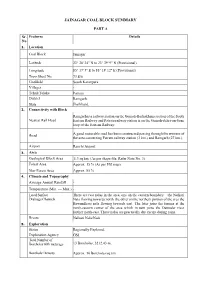 Jainagar Coal Block Summary