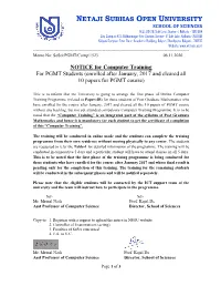 Netaji Subhas Open University