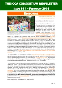 Newsletter Issue #11, February 2016