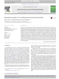 Quantitative Analysis of Wrist Electrodermal Activity During Sleep