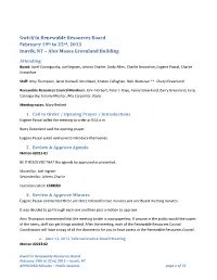 Board Meeting Minutes