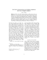 Life Cycle of Chrysaora Fuscescens (Cnidaria: Scyphozoa) and a Key to Sympatric Ephyrae1