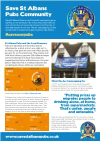 Save St Albans Pubs Community