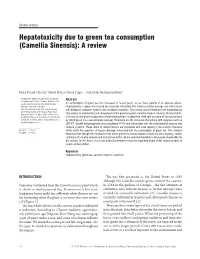Camellia Sinensis): a Review