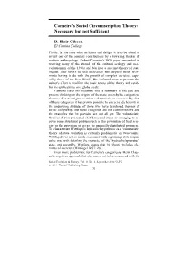 Carneiro's Social Circumscription Theory: Necessary but Not Sufficient