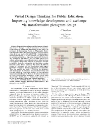 Improving Knowledge Development and Exchange Via Transformative Pictogram Design