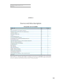 Sources and Data Description