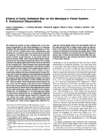 Effects of Early Unilateral Blur on the Macaque's Visual System. II