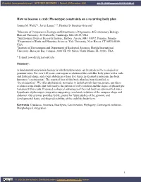 How to Become a Crab: Phenotypic Constraints on a Recurring Body Plan