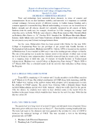 Report of Cultural Interaction Happened Between GITA